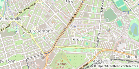 Map of Edinburgh