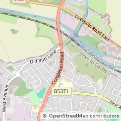 Map of Stoke-on-Trent, Staffordshire