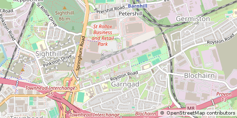 Map of Glasgow