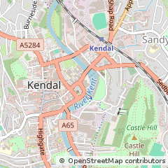 Map of Kendal, Cumbria