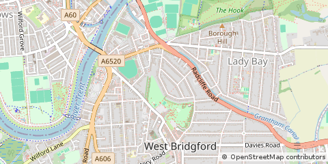 Map of Nottingham