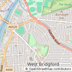 Map of Nottingham