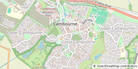 Map of Cambridge, Cambridgeshire