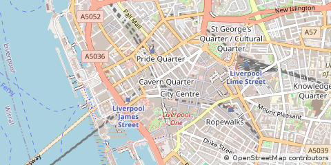 Map of Liverpool