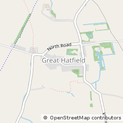 Map of Great Hatfield, East Yorkshire