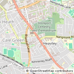 Map of Stockport