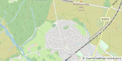 Map of Lymington, Hampshire