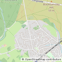 Map of Lymington, Hampshire