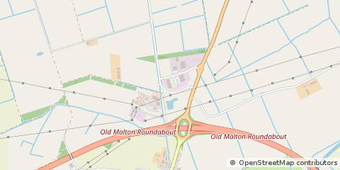 Map of Malton, North Yorkshire