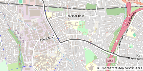 Map of Manchester