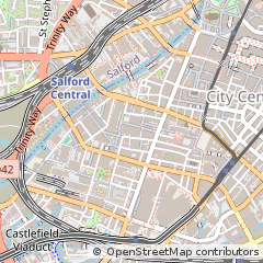 Map of Manchester, Greater Manchester