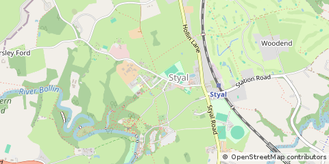 Map of Wilmslow, Cheshire
