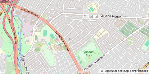 Map of Ilford