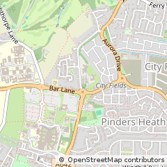 Map of Wakefield, West Yorkshire