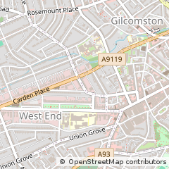 Map of Aberdeen