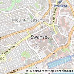 Map of Swansea