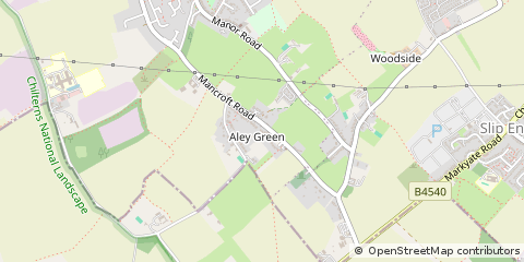 Map of Luton, Bedfordshire
