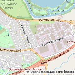 Map of Bedford, Bedfordshire