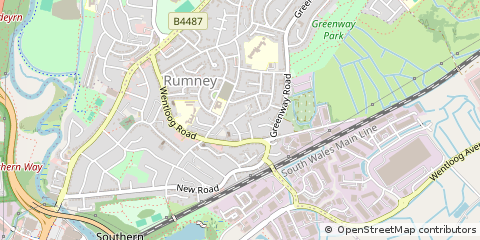 Map of Cardiff