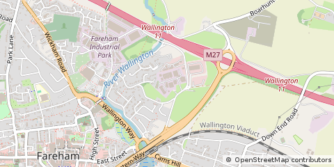 Map of Fareham, Hampshire