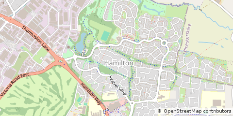 Map of Leicester
