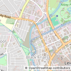 Map of Leicester, Leicestershire