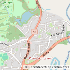 Map of Derby, Derbyshire