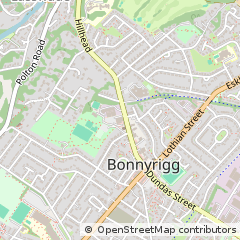 Map of Bonnyrigg