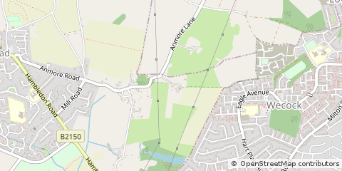 Map of Waterlooville, Hampshire