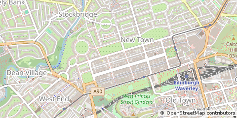 Map of Edinburgh