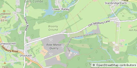 Map of Romsey, Hampshire