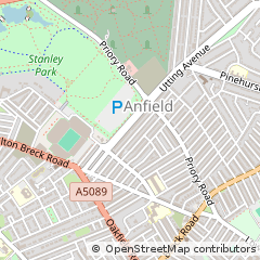 Map of Liverpool