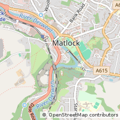 Map of Matlock, Derbyshire