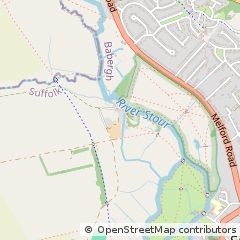 Map of Sudbury, Suffolk