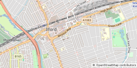 Map of Ilford