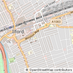 Map of Ilford