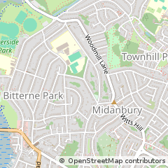 Map of Southampton, Hants