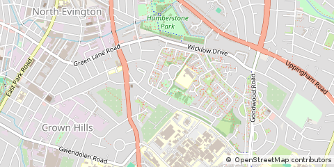Map of Leicester