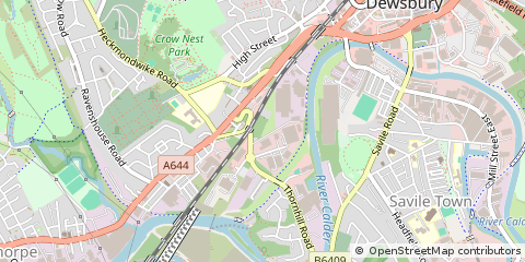 Map of Dewsbury
