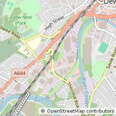 Map of Dewsbury