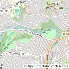 Map of Sheffield