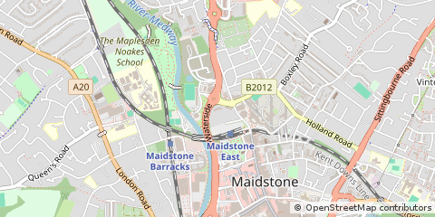 Map of Maidstone