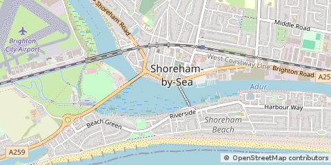 Map of Shoreham-by-SEA