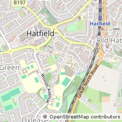 Map of Hatfield
