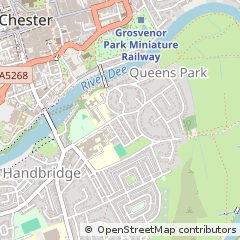 Map of Chester, Cheshire