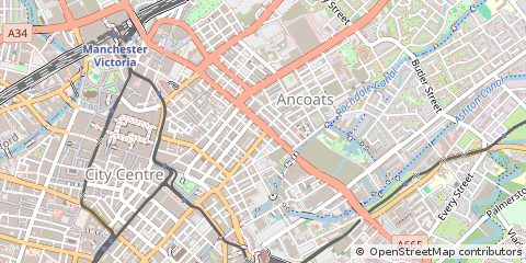 Map of Manchester