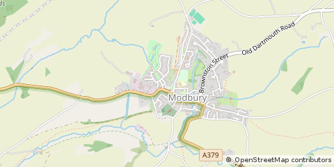 Map of Ivybridge, Devon