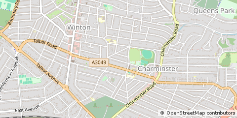 Map of Bournemouth