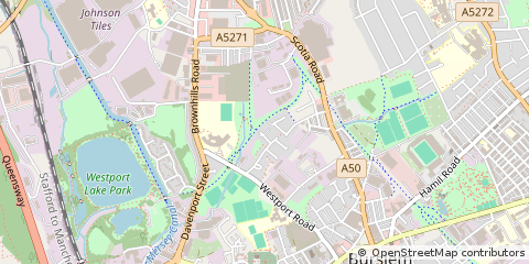 Map of Stoke-on-Trent