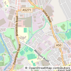 Map of Stoke-on-Trent